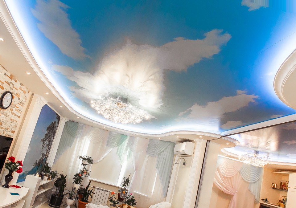 Заказать потолок с фотопечатью в г. Мценск